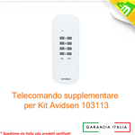 AVIDSEN TELECOMANDO SUPPLEMENTARE PER PRESA ELETTRICA TELECOMANDATA PER KIT 103113