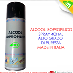 * 400 ML* ALCOOL ISOPROPILICO SPRAY DISINFETTANTE IGIENIZZANTE SANIFICANTE ALCOL