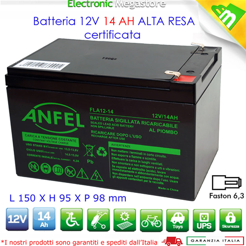 batterie al piombo per biciclette elettriche