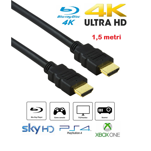 Cavo Prolunga HDMI™ High Speed con Ethernet 4K 30Hz M/F 1,0 m - Cavi HDMI -  Cavi Multimedia - Cavi