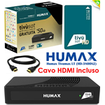 Ricevitore satellitare DVB-S2 Tivusat Humax Tivumax LT HD-3800S2 con scheda HD Tivusat inclusa DAZN Su Tivùsat