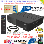 Decoder Satellitare Compatibile Tivusat Tivu Sat Tessera Tvsat Inclusa Nuovo BWARE EDISION