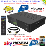 Decoder Combo Edision Piccollino Dvb-S2/Dvb-T2/C H.265 Edision Piccollino Combo