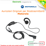 HKLN4604 HKLN4604A Auricolari Originali Motorola con PTT e Microfono