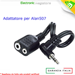 Adattatore 2Pin - 1Pin Stereo 3,5mm - Adattatore per Alan507