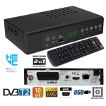 Decoder Digitale Terrestre HEVC H265 Full HD 10Bit DVB-T2 Media Player USB HDMI