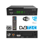 Decoder Dvb-T2 Hevc H265 10 Bit con Telecomando Universale 2 in 1 con WIFI con APP Youtube PICCO T265+