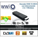 Decoder Digitale Terrestre DVB-T2 Stick Full HD HDMI Ricevitore HEVC H265 10Bit WWIO Trinity