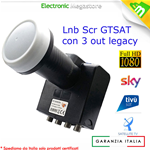 GT-S3DCSS24  Lnb  DCSS Scr GTSAT con 3 out legacy