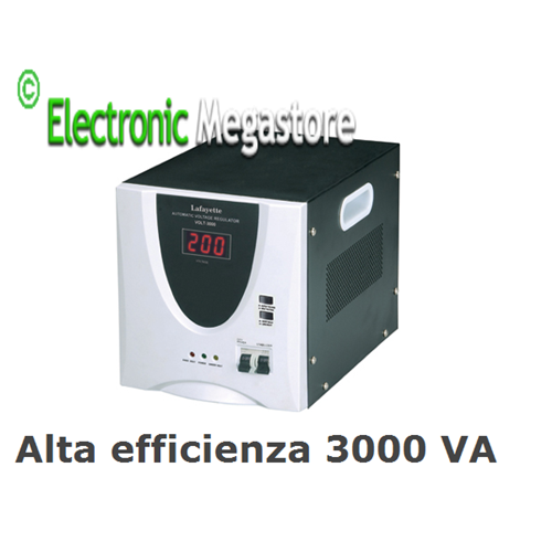 STABILIZZATORE DI TENSIONE E CORRENTE SCUDO AVR 3000 DA 1800 WATT