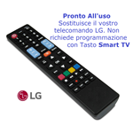 Telecomando universale per tutti i TV LG Lcd Led Smart TV 3D