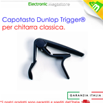 CAPOTASTO PER CHITARRA ACUSTICA TRIGGER 88B BLACK DUNLOP