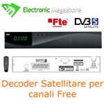 RICEVITORE DECODER SATELLITARE DIGITALE FREE FTE  MAXS93P