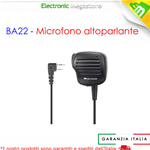 BA22 - Microfono altoparlante 2 Pin Kenwood  C1297