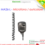 MA26-L - Microfono / auricolare 2 Pin Midland C515.01
