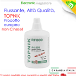 LIQUIDO FLUSSANTE RF 800 NO CLEAN PER SMD RIGENERA SALDATURE 100 ML SALDATURA 100ML