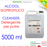 DETERGENTE LIQUIDO VASCHETTA PULITORE ULTRASUONI LAVATRICE VASCA CLEANER 5 LITRI IPA-105 ART 105