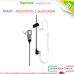 MA31 - Microfono / auricolare 2 Pin Midland C732