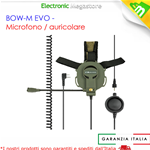 BOW-M EVO CUFFIA MIDLAND MILITARE CON MICROFONO A BRACCETTO PER G7 G8 G9