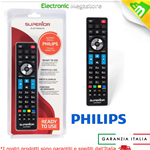 Telecomando universale per tutti i TV PHILIPS Lcd Led Smart TV 3D