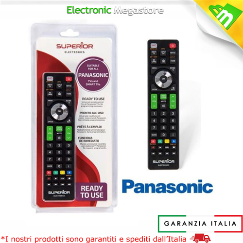 Telecomando Universale PANASONIC per Lcd Led Smart TV 3D per tutti