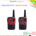 Coppia radio ricetrasmettitori MIDLAND C1176 XT10 16 canali PMR446