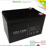 BATTERIA AL PIOMBO RICARICARICABILE 12V 14Ah 150x97x95(h)mm 6-DZM