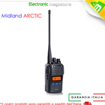 MIDLAND ARCTIC ARTIC RICETRASMETITTORE PORTATILE VHF MARINO IP67 - 5W BARCA MARE