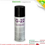 SPRAY PULISCI CONTATTI SECCO SGRASSANTE G-22 200ml PROFESSIONALE DUE-CI MADE IN ITALY