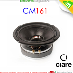 MID-WOOFER CIARE CM161 SPL 16,50 CM 6,5" 165 MM 4 OHM DA 80 WATT RMS PRONTE URLO