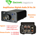 AMPLIFICATORE DIGITALE IN CLASSE T DTA-100a 04200200 100W DAYTON AUDIO GBC