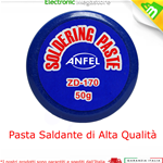 PASTA SALDA SALDANTE PASTA DISOSSIDANTE STAGNO PER SALDARE REWORK BGA 50gr ZD-170 50GR