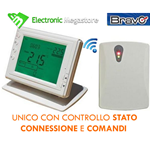 CRONOTERMOSTATO DIGITALE WIRELESS DA PARETE BRAVO 93003101