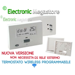 CRONOTERMOSTATO WIRELESS AIR DIGITALE PROGRAMMABILE SENZA FILI SETTIMANALE