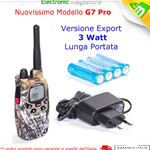 MIDLAND RADIO G7 MIMETICO RICETRASMITTENTE WALKIE TALKIE MOSSY OAK MIMETICHE VERSIONE EXPORT 3W