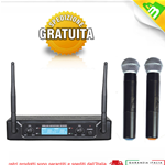 ZZIPP TXZZ512 Radiomicrofono Uhf Doppio Palmare