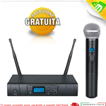 ZZIPP TXZZ600 Radiomicrofono a Gelato / Palmare wireless UHF Karaoke DJ