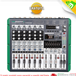 ZZIPP ZZMX8R Mixer 8 Canali con Recording Karaoke Studio DJ