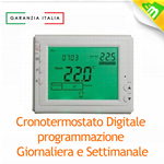 Cronotermostato digitale da parete BRAVO - 93003100 PROGRAMMAZIONE GIORNALIERA E SETTIMANALE 