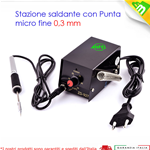 ANFEL ZD-927 STAZIONE SALDANTE PROFESSIONALE COMPATTA 8W CON STILO SALDATORE A STAGNO PER CIRCUITI ELETTRONICI ELETTRONICA PUNTA ULTRA FINE