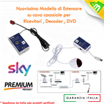 RIPETITORE ESTENSORE DI TELECOMANDO SU CAVO COASSIALE PER SKY MY SKY HD PREMIUM 