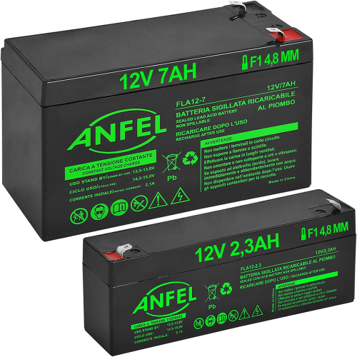 Batteria Agm 12V 7Ah Accumulatore Sigillata Per Giocattoli Per  Installazioni Di Allarme »