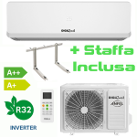 Climatizzatore Condizionatore 12000 btu Inverter Smart Easy R32 WIFI OPZ 12000BTU A++ CON STAFFA INCLUSA