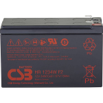 CSB HR1234W F2, Batteria ermetica ricaricabile al piombo 12v 34W (9Ah) . Faston 6,3mm ad alta corrente di scarica
