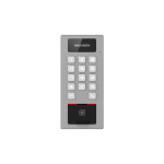 Hikvision DS-K1T502DBFWX – Terminale di controllo accessi IP65 e IK09. Autenticazione con carta, impronta digitale, PIN