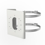DS-1275ZJ-S-SUS SUPPORTO TVCC ATTACCO DA PALO IN ALLUMINIO BIANCO HIKVISION