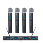 ZZIPP TXZZ640 SET 4 RADIOMICROFONI GELATO UHF 16 CANALI WIRELESS SENZA FILO