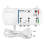 CENTRALINO ANTENNA TV V-U-U 32dB 120dBuV 5G PER INTERNO