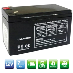 Batteria Ricaricabile al Piombo 12V Volt 7Ah ideale x Gruppi di Continuità e UPS