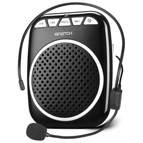 MINI ALTOPARLANTE AMPLIFICATORE VOCALE, SISTEMA PA RICARICABILE CON MICROFONO PER INSEGNANTI GUIDE TURISTICHE RELATORI ANIMATORI MINI AMPLIFICATORE PER GUIDE 5W PORTATILE RICARICABILE
